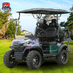 Voiturette de <span class=keywords><strong>golf</strong></span> électrique Letsing colorée 4 places, 4 roues motrices, 4x4 tout-terrain, batterie lithium 72V, moteur métallique 4KW, certifiée CE - Product Image 3