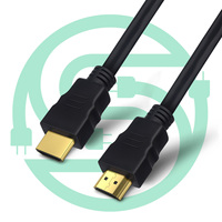 5.5mm Diamètre 2.0 Version-Câble HDMI/HDMI 4K 2.0 60Hz 3D 1080P 18Gbps 1M 1.5M 1.8M 2M 3M 5M 10M 15M 20M 30M câble HDMI noir