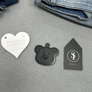 Tùy Chỉnh Thiết Kế Sang Trọng Nhãn Hàng May Mặc Hangtagskraft Giấy Đu Treo Thẻ In Giá <span class=keywords><strong>Tag</strong></span> Nhãn Cho Quần Áo - Product Image 2