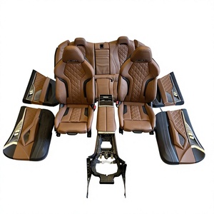 Asientos Traseros Deportivos de Cuero Marrón, Kit de Asientos Interiores de Lujo, Modelo Alemán 2026 M2 M3 M4 M5 M6 X3M X4M X6M G80 G81 G82 G87 G90 - Product Image 1