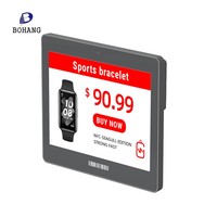 Etiqueta de Precio Digital para Supermercado BOHANG DJ-WP0420BWRY, Impermeable, de Papel Electrónico, 4.2 Pulgadas, Negro, Blanco y Rojo, para Comercio Minorista