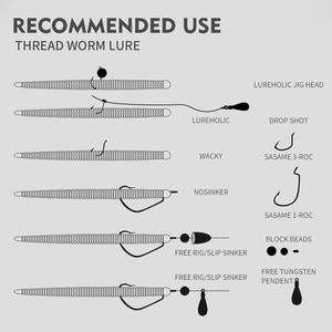 10 pcs/बैग नरम मिट्टी के कीड़े डबल रंग स्विट मछली पकड़ने वाले कीड़े के लिए डबल रंग स्विट मछली पकड़ने वाले कीड़े - Product Image 6