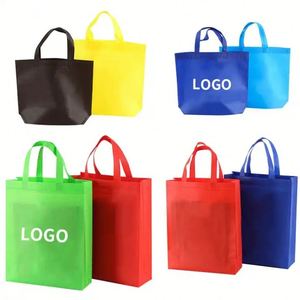 Bolsa de Compras de Tela No Tejida para Supermercado, Reciclable, Ecológica y Colorida, Precio de Fábrica al por Mayor - Product Image 1