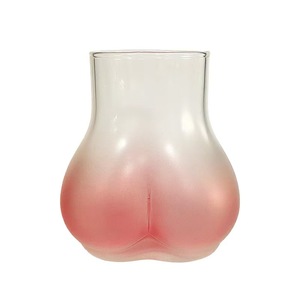 Bingo 450 ML Grande Capacité, <span class=keywords><strong>Tasse</strong></span> à Bière en Verre Créative et Amusante en Forme de Fesses pour Adultes - Product Image 4