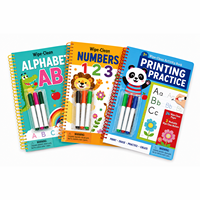 Livre de coloriage éducatif ODM pour tout-petits, livre d'apprentissage personnalisé de l'alphabet et des chiffres ABC, livre de dessin, impression en gros