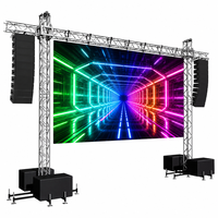 Écran LED de scène haute performance Nova 10 pieds x 12 pieds pour location, mur vidéo LED 8x12 pieds pour événements