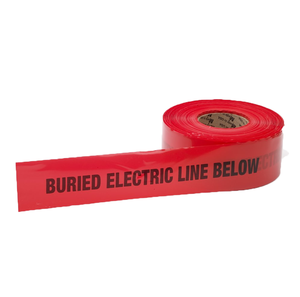 Cinta de Advertencia para Cables Eléctricos, 2 Pulgadas de Ancho, Polietileno, Cinta de Señalización de Seguridad Eléctrica Subterránea - Product Image 2