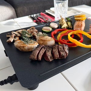 شواية كهربائية داخلية محمولة غير لاصقة وبدون دخان مع مساحة طهي كبيرة - Product Image 1