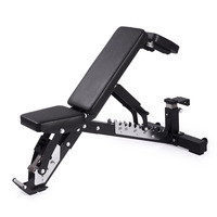 Banc de musculation pliable multifonction tout-en-un avec logo