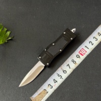 Couteau de poche tactique mini multicolore, manche en alliage de zinc, haute dureté, tranchant, pour le camping en plein air, la survie, EDC, idéal pour un cadeau