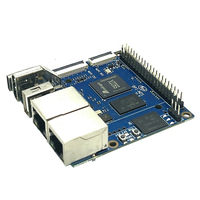 Le BPI-M2S Banana Pi d'origine est conçu avec la puce Amlogic A311D/S922x et prend en charge 2 ports LAN Gigabit 4 Go de RAM 16 Go EMMC