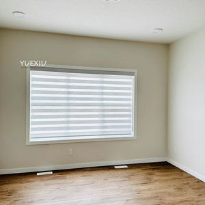 Stores zébrés automatiques sans fil Rideaux d'ombrage électriques décoratifs intérieurs Zebra Blackout Shades Sun - Product Image 5