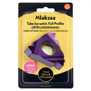 Inserto de Roscado de Perfil Completo Iso Métrico Ttake para Mecanizado de Metales - Product Image 2