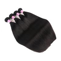 Rambut Manusia Peru Silky Straight Virgin Grosir, Bundel 8-28 Inch, Warna Hitam Alami, Untuk Salon Rambut