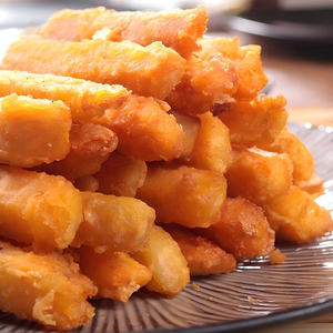 Bandes de tempura de patates douces surgelées en vrac, style japonais précuit pour friteuse à air - Product Image 5