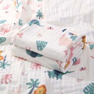 Langes en mousseline 100% coton pour bébé, couvertures douces pour nouveau-nés, gaze de bain, enveloppe pour nourrisson, sac de couchage, couverture de poussette, tapis de jeu - Product Image 1