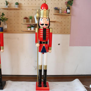 <span class=keywords><strong>Casse</strong></span>-<span class=keywords><strong>Noisette</strong></span> Géant Géant 180cm Décoration de Noël Soldat en Bois Extérieur Hôtel Décoration Intérieure <span class=keywords><strong>Casse</strong></span>-<span class=keywords><strong>Noisette</strong></span> Fait Main - Product Image 5