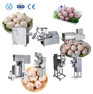 CE Chất lượng cao Tự động protein bóng thịt viên Máy làm fishball beefball vegetableball dây chuyền chế biến - Product Image 3