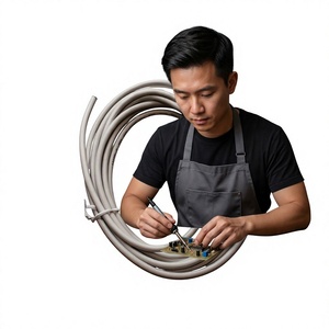Cable de Audio XLR de 3 Pines, Conector Macho a Hembra, Conductor de Cobre Chapado en Oro, IP40, para Sistema de Intercomunicación OEM - Product Image 1