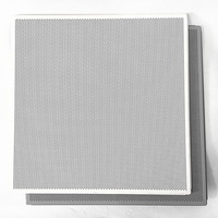 Aceback-Tipo de perforado, empotrado en techo falso de aluminio para decoración interior