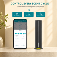 Diffuseur de parfum super silencieux <34dB, diffuseur d'arômes sans eau, grande capacité, machine à parfum pour chambre à coucher