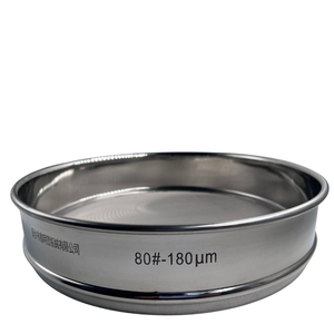 Tamis d'essai en acier inoxydable ASTM E11 de 200 mm # 230 # 270 0.063-0.053mm pour la gradation de la poudre minérale de ciment en matière première - Product Image 4