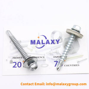 Malaxy Vente en gros Auto Brocante Din7504 Vis autoperceuses <span class=keywords><strong>à</strong></span> tête hexagonale Acier C1022 Finition zinguée Norme ISO - Product Image 3