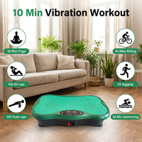 Plateforme vibrante d'exercice 180W, machine à brûler les graisses haute puissance
