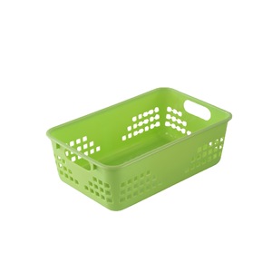 <b>Storage</b> <b>Baskets</b> Rectangle With Handle For Home Organizing Blue Green Pink Medium <b>Large</b> Small Size - Product Image 5