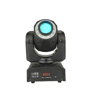 HR 60W LED Gobo Mini Spot Moving Head Dmx512 Master Slave Strobe Compact Light Weight Stage Wash Light For Wedding Church