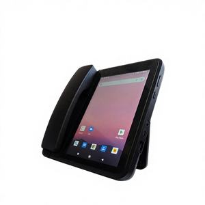 Téléphone sans fil fixe 4G de 8 pouces avec Android, gris, garantie 1 an, écran 800x1280, disposition et applications optimisées pour le bureau - Product Image 1