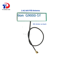 Antena PCB WiFi 2.4G en Forma de T, U.FL MHF4 Zigbee, de Alta Ganancia 5dBi, Interna, 2400-2500MHz, Venta al Por Mayor