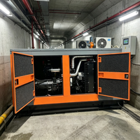 Groupe électrogène diesel à faible vibration 30 kW pour alimentation de plateau tournant de salle d'exposition automobile