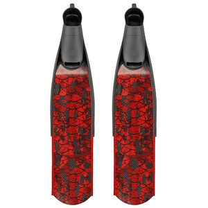 Aloma ครีบดำน้ำคาร์บอนไฟเบอร์แบบยืดได้น้ำหนักเบา, ครีบดำน้ำเนื้องูหลามคุณภาพสูงสามารถถอดเปลี่ยนได้ใช้ได้นานสำหรับการฝึกซ้อม - Product Image 1