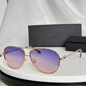 Lunettes de soleil de luxe pour hommes, haute qualité, monture chromée, lunettes de créateur, mode masculine, protection UV400 pour l'extérieur. - Product Image 3