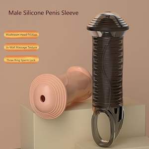 قضيب ذكري تكبير حشفة مصحح الختان ، حلقة مقاومة ذكورية للقضيب ألعاب جنسية تأخير القذف موسع القضيب - Product Image 2