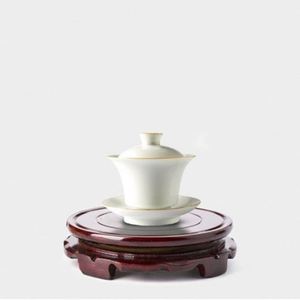 Pot de fleurs, aquarium, artisanat, décoration en bois massif, vase, base de statue de Bouddha en pierre originale - Product Image 5
