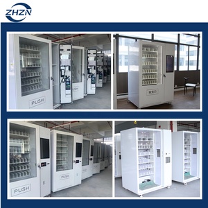 التلقائي الفاكهة سلطة البيض المصاعد آلة بيع مع قارئ بطاقات الدفع شاشة الكريستال السائل عملة تعمل في الهواء الطلق - Product Image 6