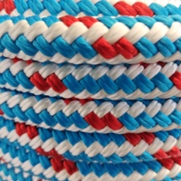 Corde tressée en polyester PP Double Offre Spéciale Corde tressée 10mm-20mm Corde d'escalade Corde de coupe