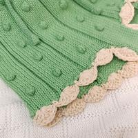 Bloomers en tricot pour bébé fille nouveau-né, en coton à deux tons, avec volants en dentelle, pompon mignon, short à volants pour enfants en bas âge
