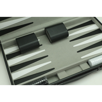 Plateau de Backgammon en Bois Premium Écologique de Haute Qualité Jeu Familial pour Enfants Couleur Personnalisable