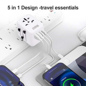 WINNING STAR ST-1009U USB Type C America китайский Европейский стандарт Универсальный адаптер для разъема многофункциональный адаптер для путешествий - Product Image 3