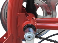 Quadricycle tout-terrain 4 roues à pneus larges 4OEM, vélo à pédales, quad, vélo à frein à disque, cadre en acier, vélo cargo à quatre roues