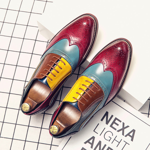 Chaussures habillées décontractées en cuir de haute qualité pour hommes, souples et confortables, à bout pointu, style Oxford, pour affaires et bureau, grandes tailles, tendance - Product Image 2