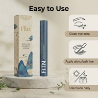 Sérum de croissance des cils au peptide naturel, cils plus longs et plus épais, amplificateur de cils, sans prostaglandine, OEM, étiquette privée, vente en gros