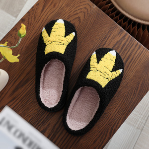 Chaussons d'intérieur en peluche pour <span class=keywords><strong>homme</strong></span> et femme, chauds, antidérapants, en daim, avec motif drôle et créatif d'autruche et de poulet, vente chaude - Product Image 6