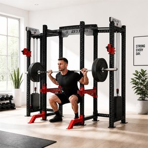 Equipo de Gimnasio Multifuncional, Estación de Entrenamiento para Sentadillas Profundas, Máquina Multifunción para Sentadillas con Barra - Product Image 5