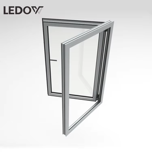 Fenêtre isolante <span class=keywords><strong>en</strong></span> verre trempé à cadre étroit <span class=keywords><strong>en</strong></span> alliage d'aluminium panoramique minimaliste, adaptée au marché de la Californie du Nord - Product Image 5