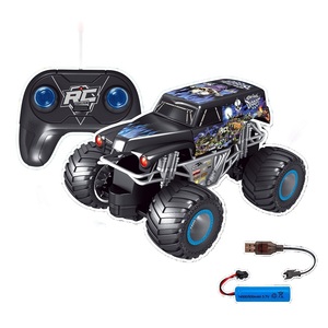 <span class=keywords><strong>Coche</strong></span> eléctrico de control remoto con ruedas grandes para niños, juguete al por mayor, 1:20, camión monstruo con control remoto, coches de juguete para niños - Product Image 1