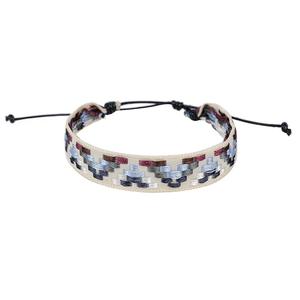 Joyería étnica hecha a mano, pulsera de <span class=keywords><strong>la</strong></span> <span class=keywords><strong>amistad</strong></span>, tótem de flores bordadas, pulsera tejida, pulseras de correas de tamaño ajustable para <span class=keywords><strong>la</strong></span> suerte - Product Image 6